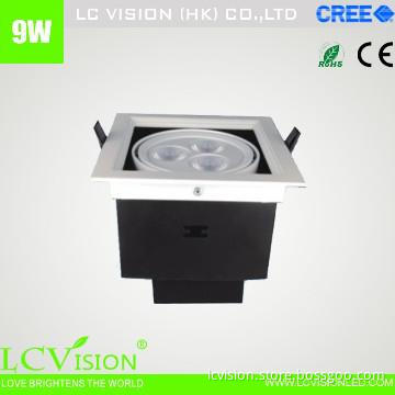 LED lighting  / 9W CREE LED Down light / Dimming / Adjustable / 450 lm